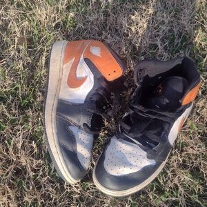 Jordan Sneakers Black Orange White